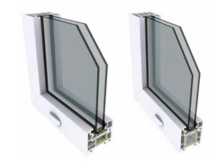 ventana de PVC línea efficient